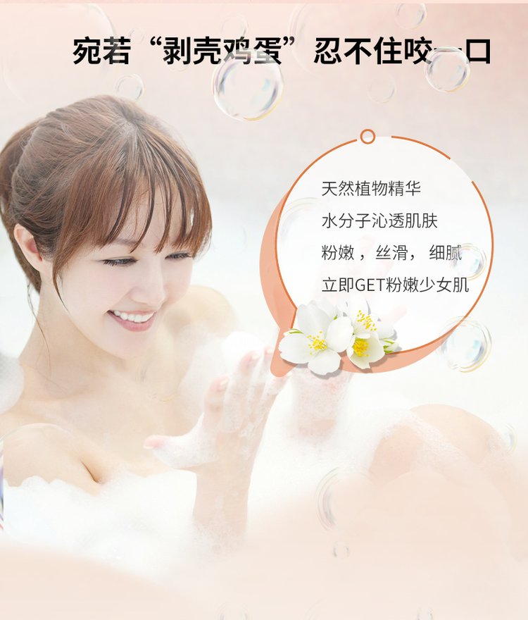 柔潤香氛沐浴露(圖5) 柔潤香氛沐浴露產品作用