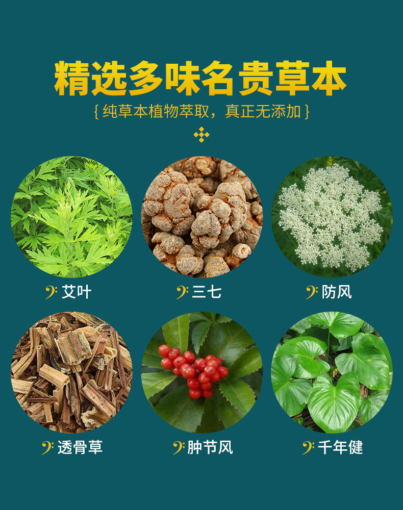 滑膜康腱鞘貼采用多味名貴草本藥材 滑膜康腱鞘貼采用多味名貴草本藥材